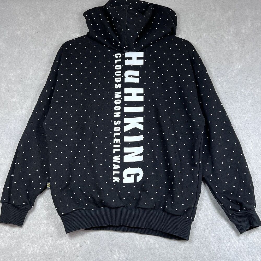 Adidas Pharrell Williams Hu Polka Dot Pull Over Hoodie Women’s Size Small Black